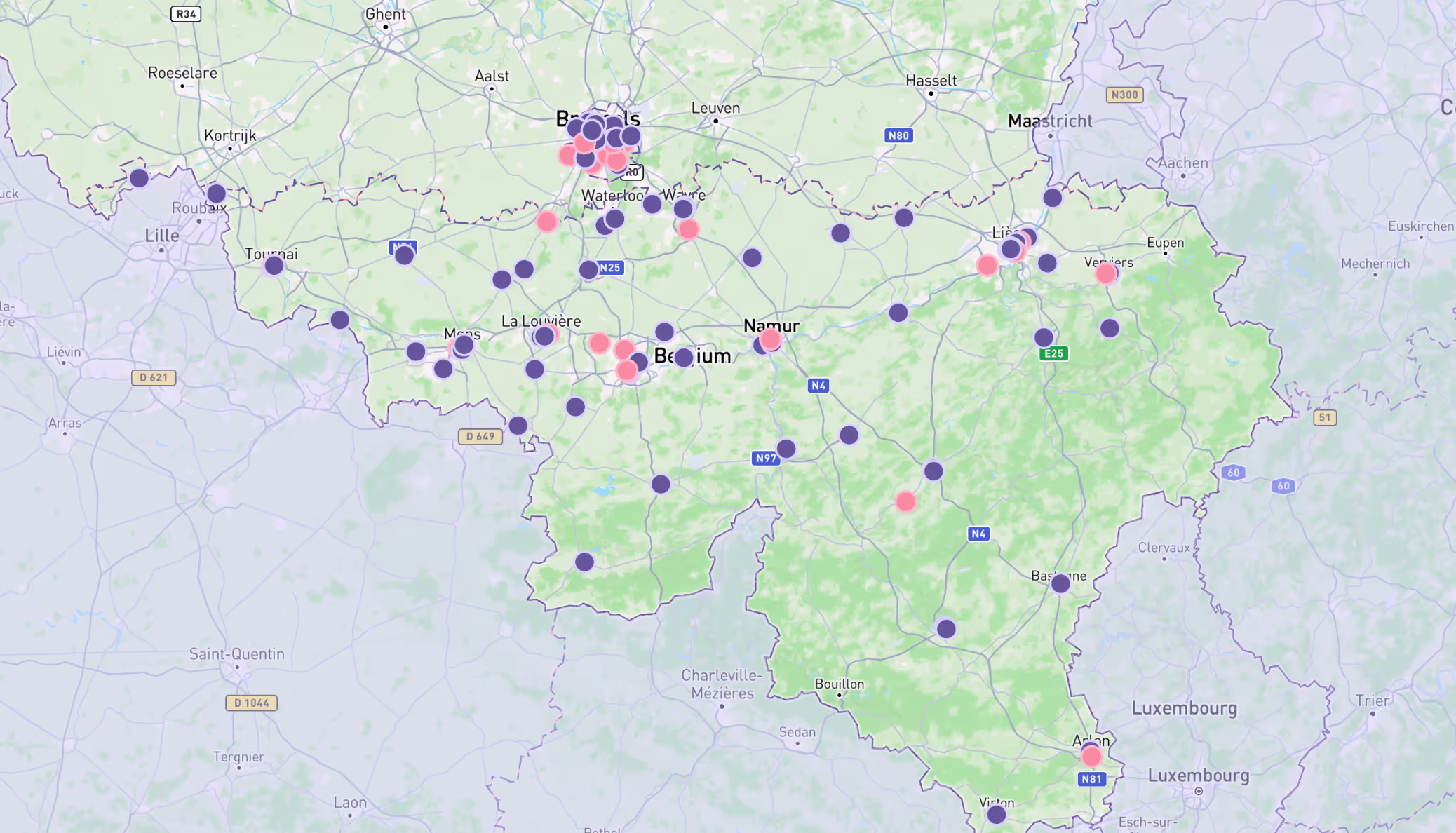 Carte Des Centres De Planning Familial